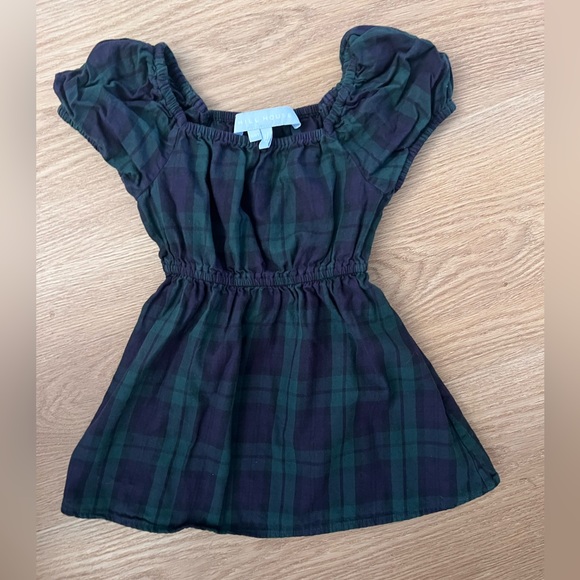 Hill House Other - Hill House green & navy Plaid Kids Dress